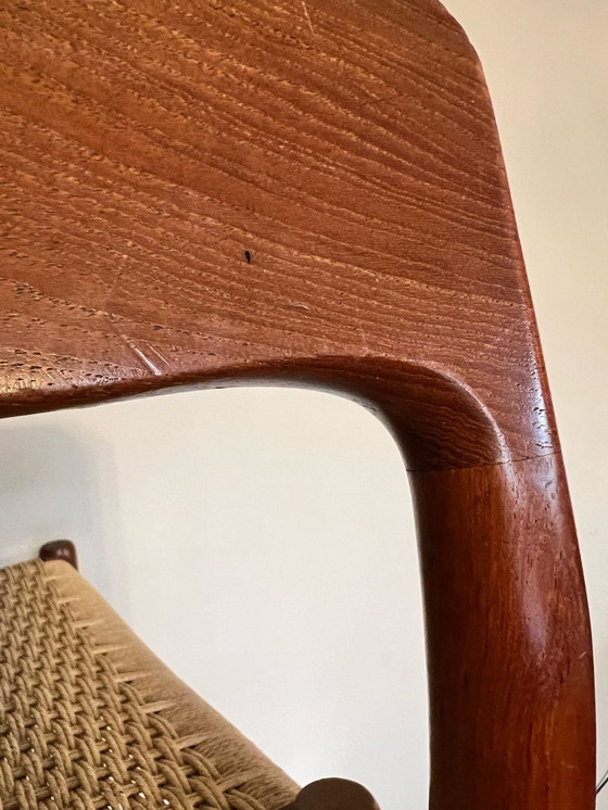 Image 1 of Ensemble de 2 chaises de salle à manger Niels Möller modèle 75 en parfait état