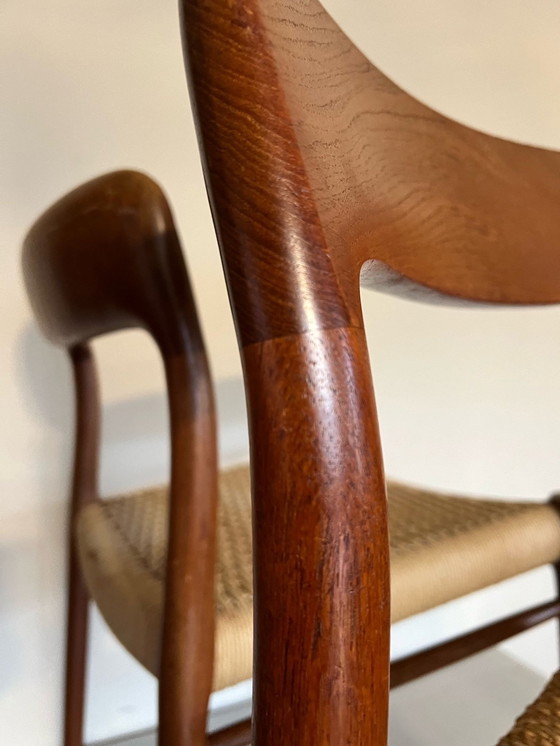 Image 1 of Ensemble de 2 chaises de salle à manger Niels Möller modèle 75 en parfait état