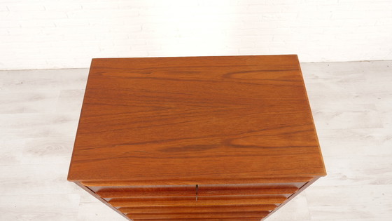 Image 1 of Commode danoise vintage | Teck | 6 tiroirs | 106 Cm