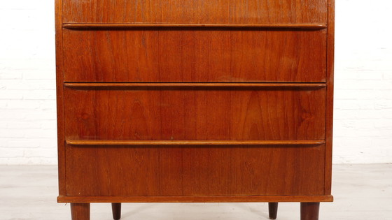 Image 1 of Commode danoise vintage | Teck | 6 tiroirs | 106 Cm