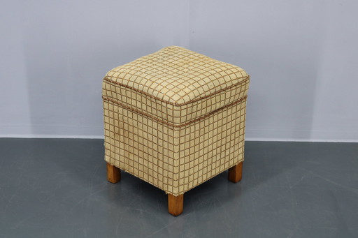 Tabouret Art Déco 1930S ,Tchécoslovaquie