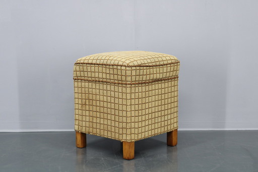 Tabouret Art Déco 1930S ,Tchécoslovaquie