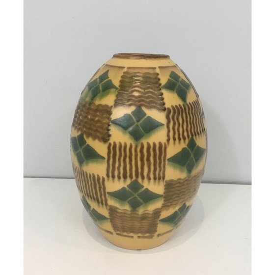 Image 1 of Vase vintage en céramique art déco, 1930