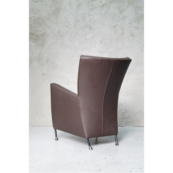 Image 1 of Chaise Windy Easy en cuir vintage par Gijs Papavoine pour Montis, 1990