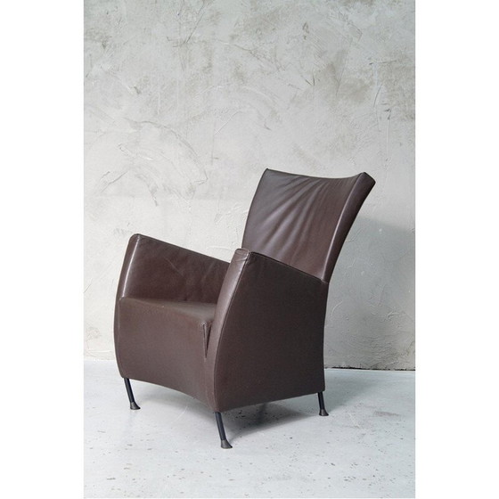 Image 1 of Chaise Windy Easy en cuir vintage par Gijs Papavoine pour Montis, 1990