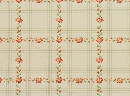 5051 Papier peint floral vintage Papier peint