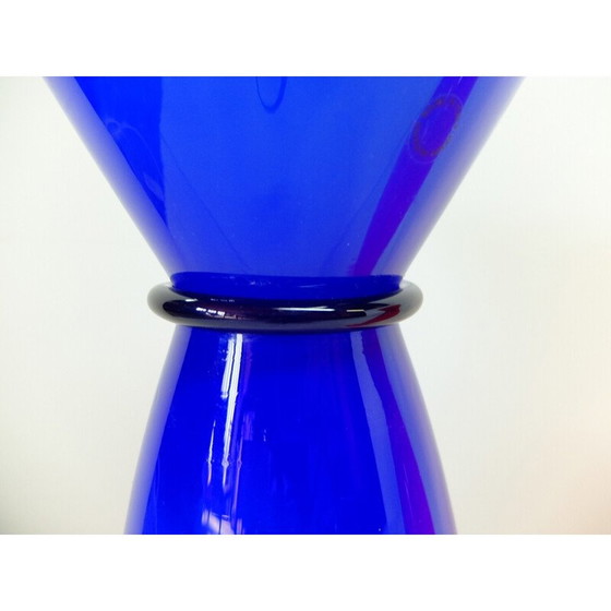 Image 1 of Paire de vases vintage en verre de Murano par Alessandro Mendini pour Venini