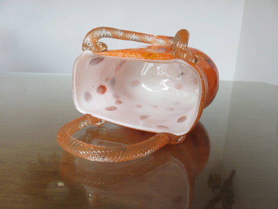 Image 1 of Vase, Sac À Main, Verre De Murano, 1960-1970