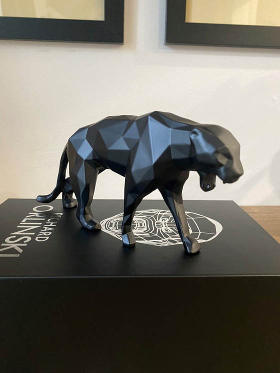 Image 1 of Orlinski Panthère Noir Panther Matt Black Edition De Richard Orlinski Neuf 2024