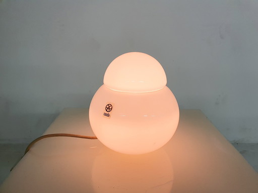 Fontana Arte Lampe de table à bougie Modèle "Daruma" Par Sergio Asti, Italie 1968