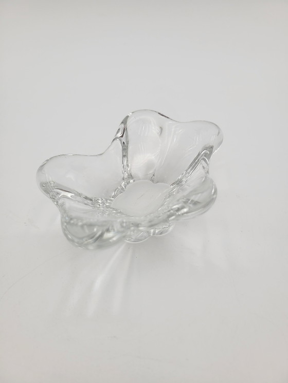 Image 1 of Vide Poche En Cristal Signé Daum