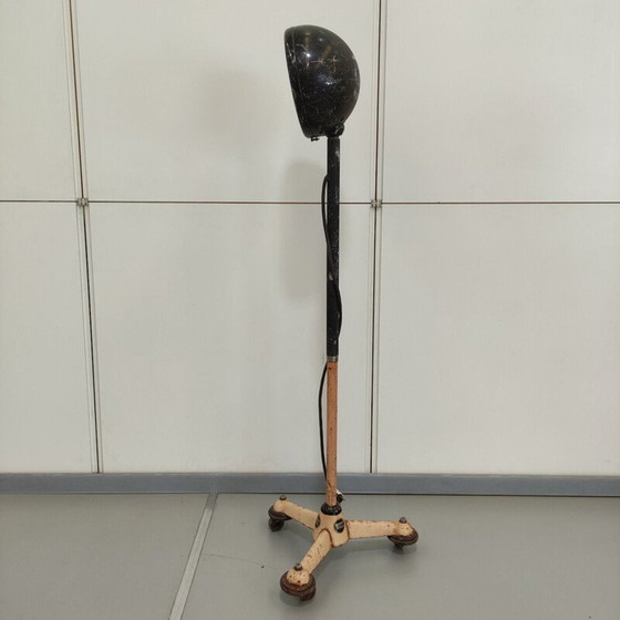 Image 1 of Lampadaire vintage avec projecteur à trépied réglable
