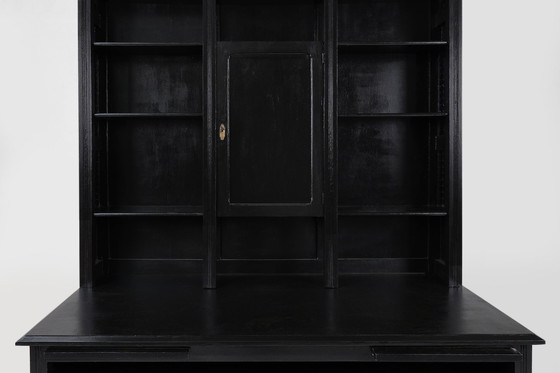 Image 1 of  Cabinet Farmacist Art Nouveau en chêne, France, 1910