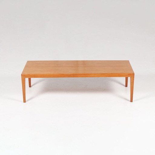 Table basse vintage en teck par Severin Hansen pour Haslev Møbelsnedkeri, 1960