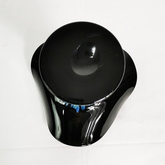 Image 1 of Vase en verre vintage par E. Eisch, Allemagne 1970