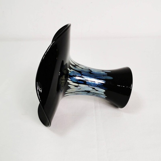 Image 1 of Vase en verre vintage par E. Eisch, Allemagne 1970