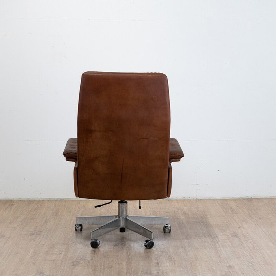 Image 1 of Ds 35 fauteuil de bureau pivotant en cuir de De Sede, Suisse 1970