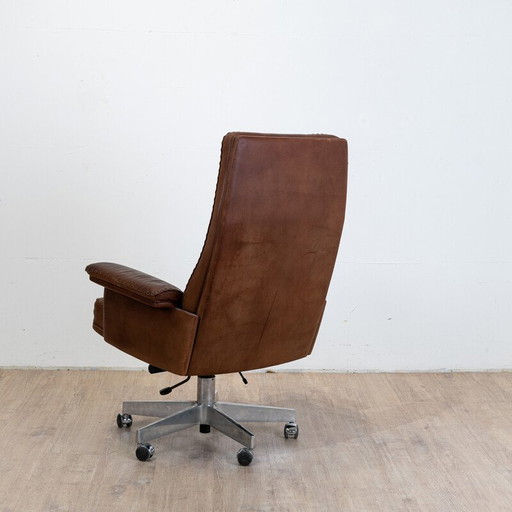 Ds 35 fauteuil de bureau pivotant en cuir de De Sede, Suisse 1970