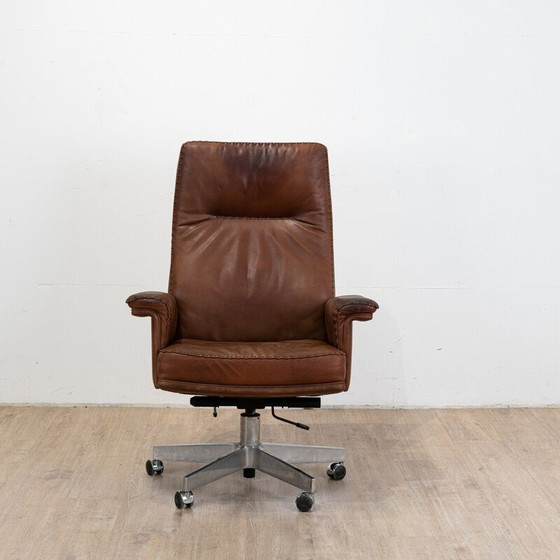 Image 1 of Ds 35 fauteuil de bureau pivotant en cuir de De Sede, Suisse 1970