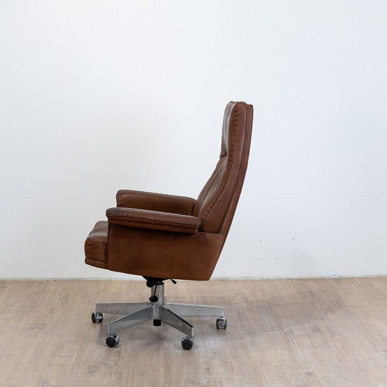 Image 1 of Ds 35 fauteuil de bureau pivotant en cuir de De Sede, Suisse 1970