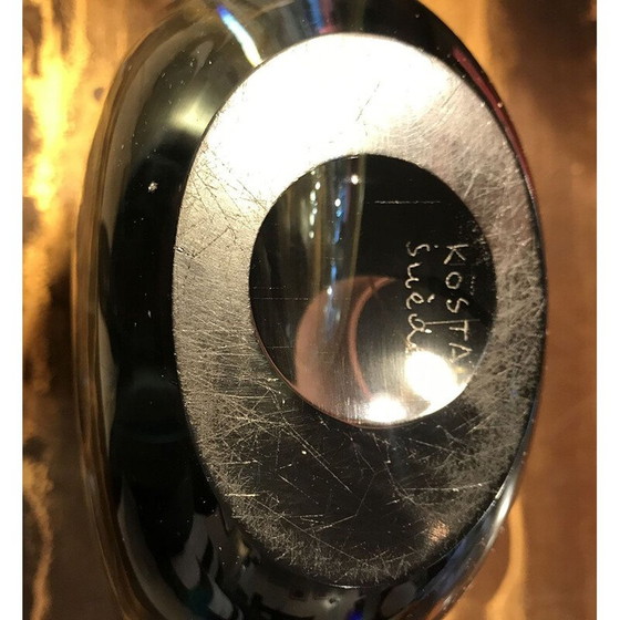 Image 1 of Vase vintage bleu de Vicke Lindstrand pour Kosta