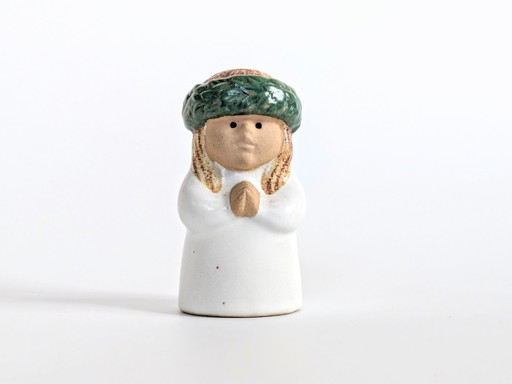 Lisa Larson "Lucia" | Rörstrand Sweden Figurine de l'Avent | 1970's