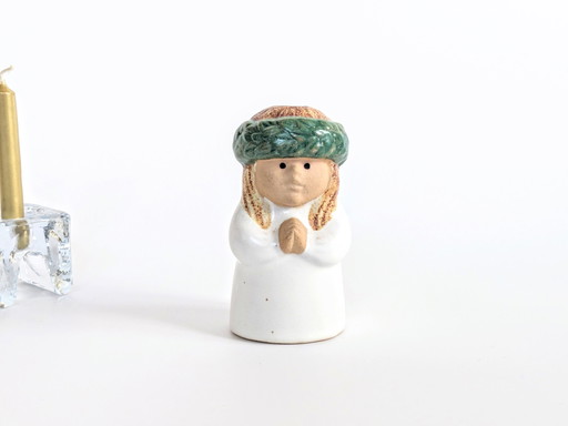 Lisa Larson "Lucia" | Rörstrand Sweden Figurine de l'Avent | 1970's