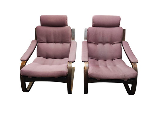 2 chaises longues exclusives aux années 1970