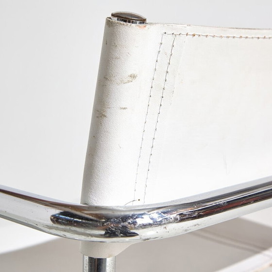 Image 1 of Tabouret de bar vintage à structure tubulaire