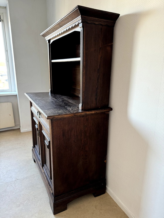 Image 1 of Armoire à pain/buffet en chêne ancien