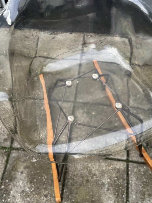 Fauteuils à bascule vintage Kubikoff transparents