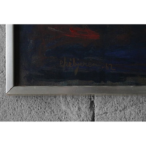 Image 1 of Peinture à l'huile sur toile de Eke Bjerén, 1962