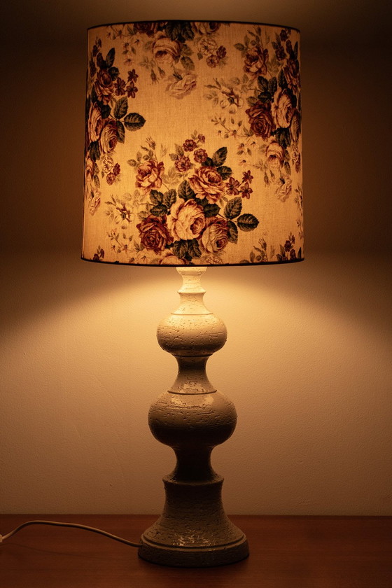 Image 1 of Lampe de table en céramique allemande