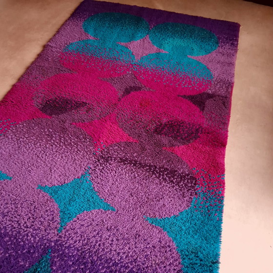 Image 1 of Tapis Vintage 70's Tapis en laine