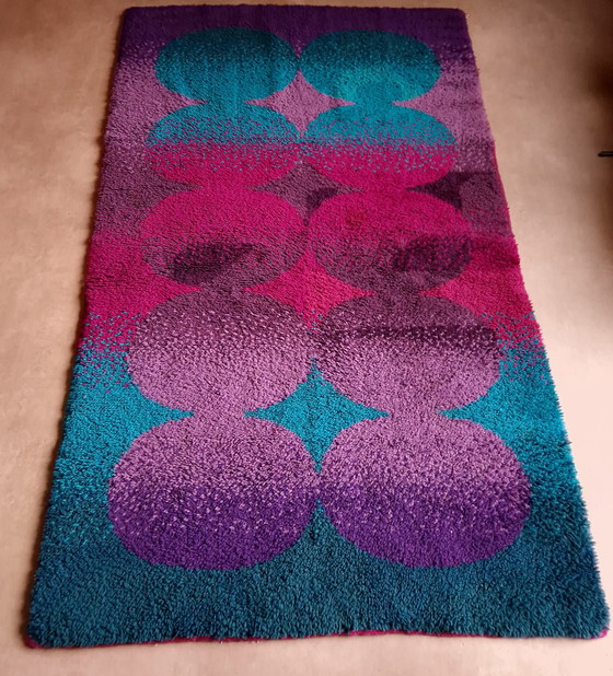 Image 1 of Tapis Vintage 70's Tapis en laine