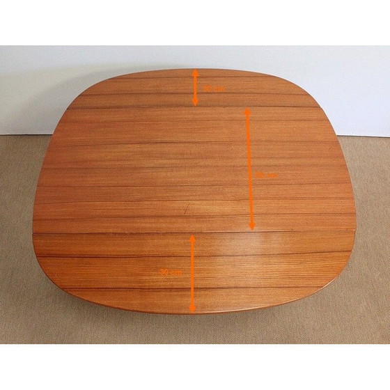 Image 1 of Table scandinave vintage Sesam en teck par Folke Ohlsson pour Tingströms, 1960