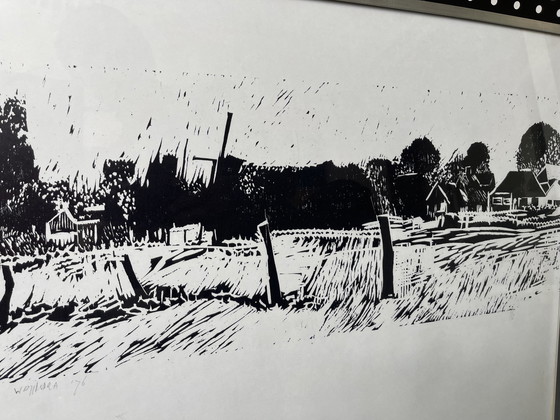 Image 1 of Lithographie signée 1976, 4/12