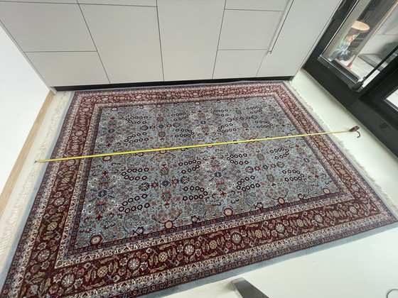 Image 1 of Tapis Hereke laine/soie