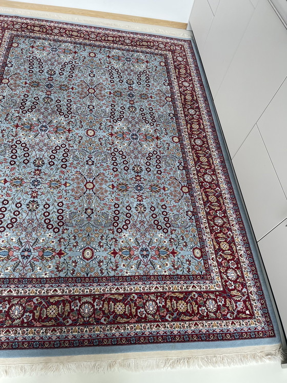 Image 1 of Tapis Hereke laine/soie