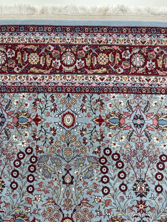 Image 1 of Tapis Hereke laine/soie