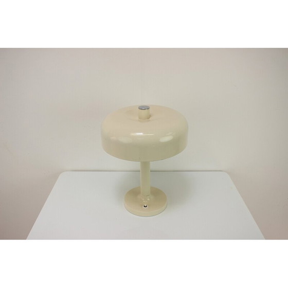 Image 1 of Lampe de table vintage en chrome et métal pour Napako, Tchécoslovaquie 1970