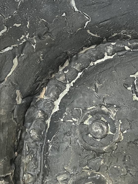 Image 1 of 1 X Sculpture en relief en fibre de verre, 1960S. Abstraction Brutaliste, Mur, Panneau