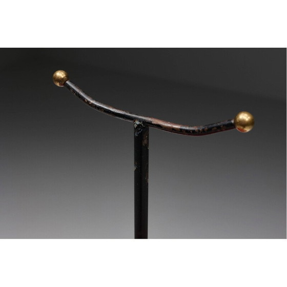 Image 1 of Lampe vintage rouge et noire de l'ère spatiale, 1970