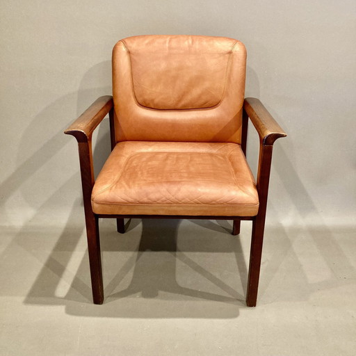 Fauteuil Cuir "Design 1960"