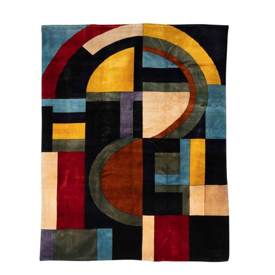 Image 1 of Tapis vintage en laine mérinos noué à la main