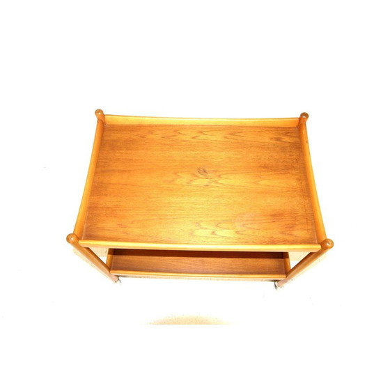 Image 1 of Chariot vintage en chêne et hêtre par Poul m Volthe pour Gemla Diö, 1960