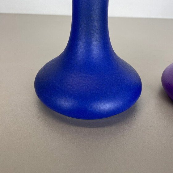 Image 1 of Paire de vases vintage en céramique de lave grasse pour Marei Ceramics, Allemagne, années 1970