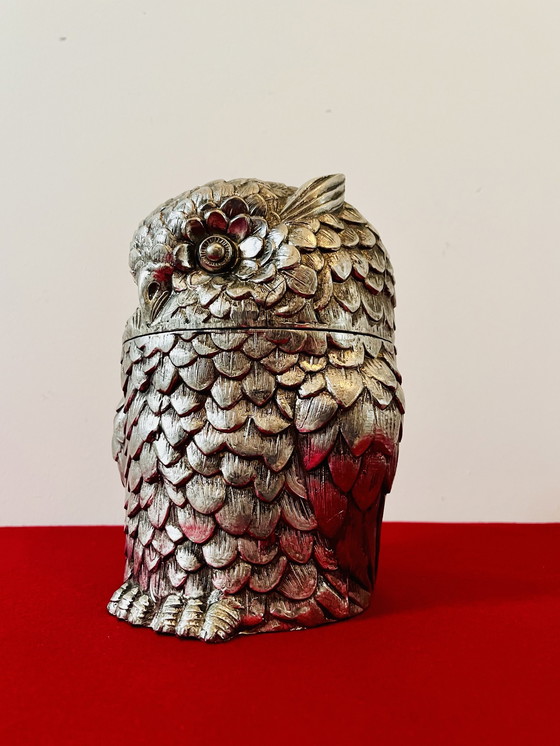 Image 1 of Seau à glace vintage italien Mauro Manetti - Hibou