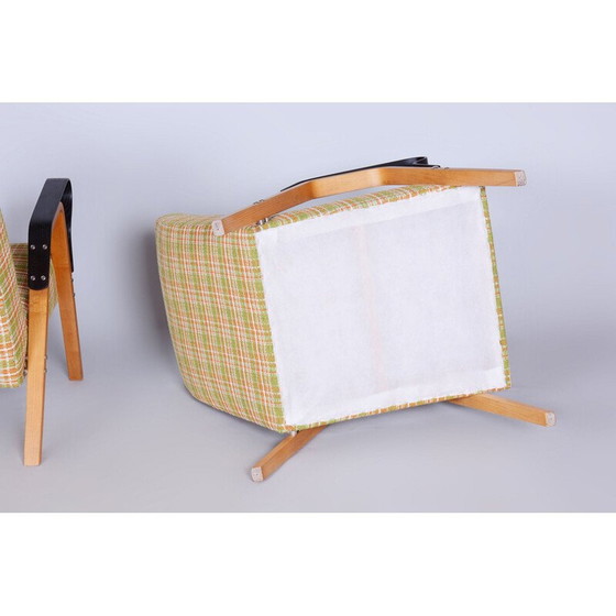 Image 1 of Paire de fauteuils vintage en chêne par Tatra Pravenec, Tchécoslovaquie 1950