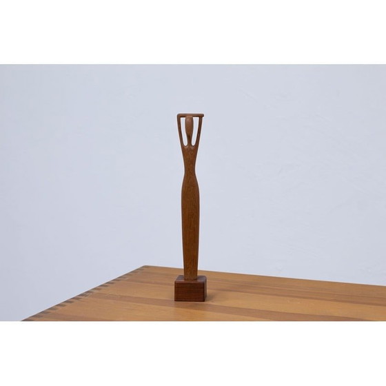 Image 1 of Sculpture vintage en teck de Johnny Mattsson, Suède